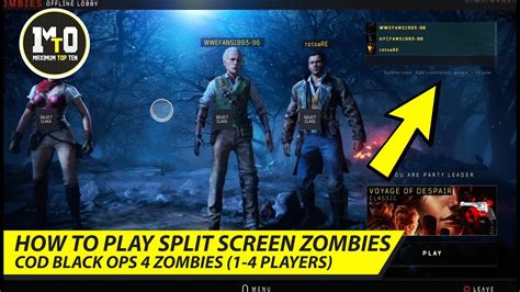 Can you play Zombies split-screen?